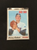 1970 Topps #597 Sonny Siebert Red Sox