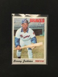 1970 Topps #413 Sonny Jackson Braves