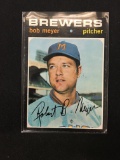 1971 Topps #456 Bob Meyer Brewers