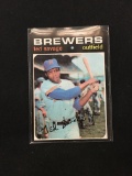 1971 Topps #76 Ted Savage Brewers