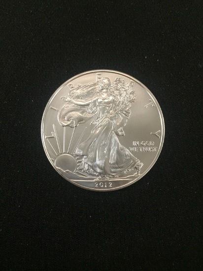 2012 American Silver Eagle 1 Ounce .999 Fine Silver Bullion Coin