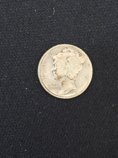 1923-S United States Mercury Silver Dime - 90% Silver Coin