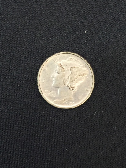 1924-D United States Mercury Silver Dime - 90% Silver Coin