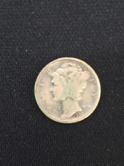 1924-S United States Mercury Silver Dime - 90% Silver Coin