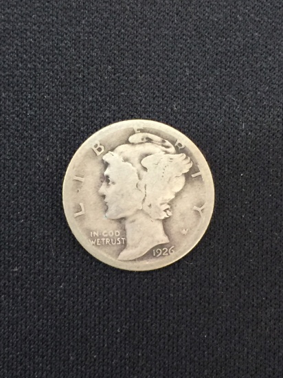 1926-S United States Mercury Silver Dime - 90% Silver Coin