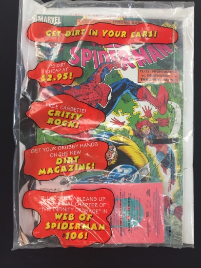 Web of Spider-Man #106 Original Package with Cassette-Marvel Comic Book
