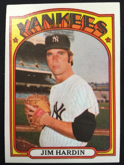 1972 Topps #287 Jim Hardin Yankees