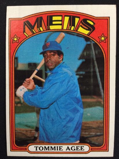 1972 Topps #245 Tommie Agee Mets