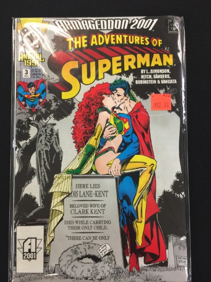 The Adventures of Superman Armageddon 2001 #3-DC Comic Book