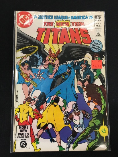 The New Teen Titans #4-DC Comic Book