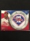 2014 Topps Dominic Brown Phillies Commemorative Logo Patch Card