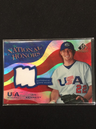 2005 SP Prospects Ian Kennedy Team USA Jersey Card