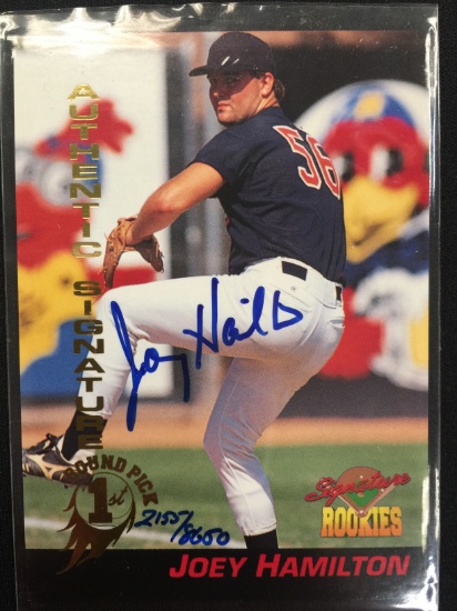 1994 Signature Rookies Joey Hamilton Padres Rookie Autograph Card /8650