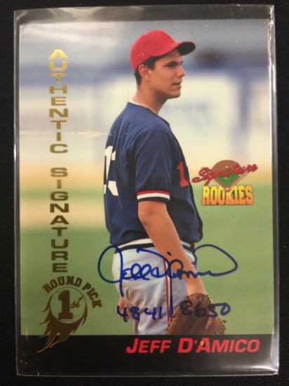 1994 Signature Rookies Jeff D'Amico Autograph Rookie Card /8650