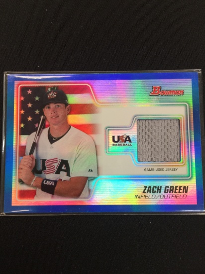 2010 Bowman Zach Green Team USA Jersey Card /199
