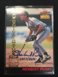 1994 Signature Rookies Herb Perry Rookie Autograph Card /8650