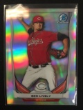 2014 Bowman Chrome Refractor Ben Lively Reds Rookie Card