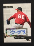 2006 Just Minors Young IL Jung Angels Autograph Card