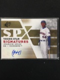 2008 SPx Baseball Joaquin Arias Rangers Autograph Card