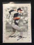 1996 LEAF Mike Myers Tigers Autograph Card