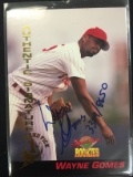 1994 Signature Rookies Wayne Gomes Rookie Autograph Card /8650