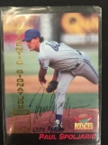 1994 Signature Rookies Paul Spoljaric Rookie Autograph Card /8650