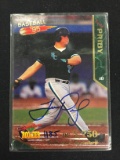 1995 Signature Rookies Todd Pridy Rookie Autograph Card /1185
