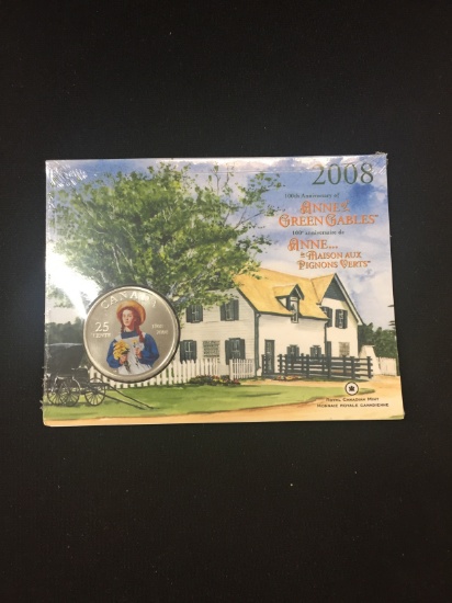 2008 Canada Royal Candian Mint 100th Anniversary of Annie of Green Gables Coin in Display