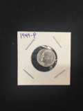 1949-P United States Roosevelt Silver Dime - 90% Silver Coin - BU Uncirculated Condition