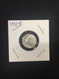 1951-D United States Roosevelt Silver Dime - 90% Silver Coin - BU Uncirculated Condition