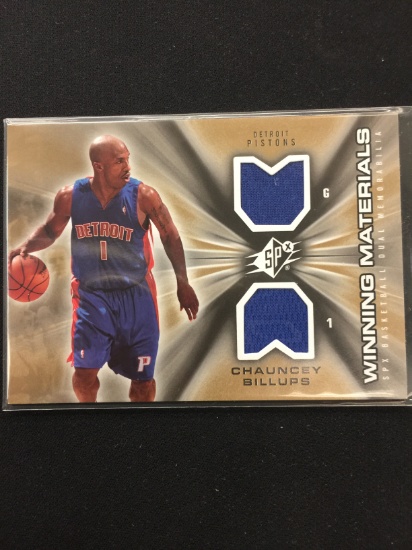 2006/07 SPx Chauncey Billups Pistons Jersey Card