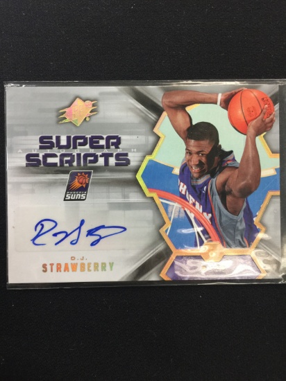 2007/08 SPx D.J. Strawberry Suns Autograph Card