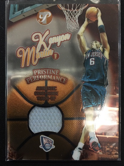 2002/03 Topps Kenyon Martin Nets Jersey Card