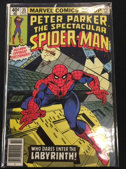 Peter Parker, The Spectacular Spider-Man #35-Marvel Comic Book