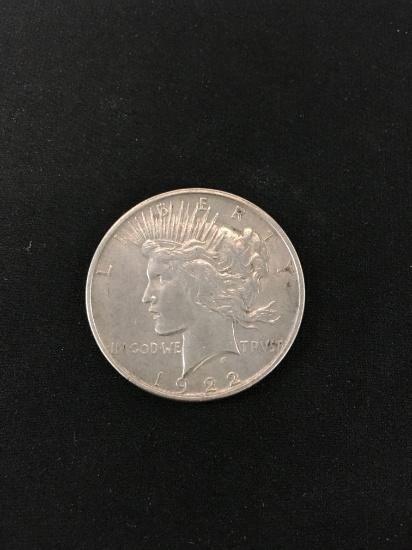 1922-D United States Silver Peace Dollar - 90% Silver Coin