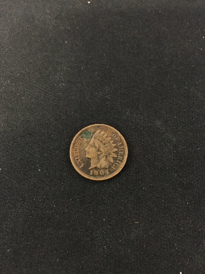 1904 United States Indian Head Cent Coin