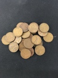 25-Count Lot Lincoln Cent Wheat Pennies