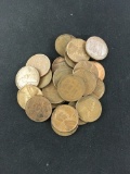 25-Count Lot Lincoln Cent Wheat Pennies