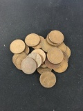 25-Count Lot Lincoln Cent Wheat Pennies