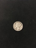 1939-United States Mercury Dime - 90% Silver Coin