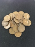25-Count Lot Lincoln Cent Wheat Pennies