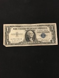 1957-United States Washington $1 Silver Certificate Currency Bill Note