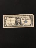 1957-United States Washington $1 Silver Certificate Currency Bill Note
