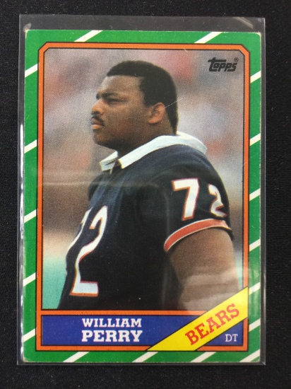 1986 Topps #20 William The Refrigerator Perry Bears Rookie Football Card