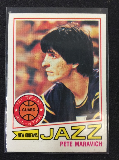 1977-78 Topps #20 Pistol Pete Maravich Jazz Vintage Basketball Card