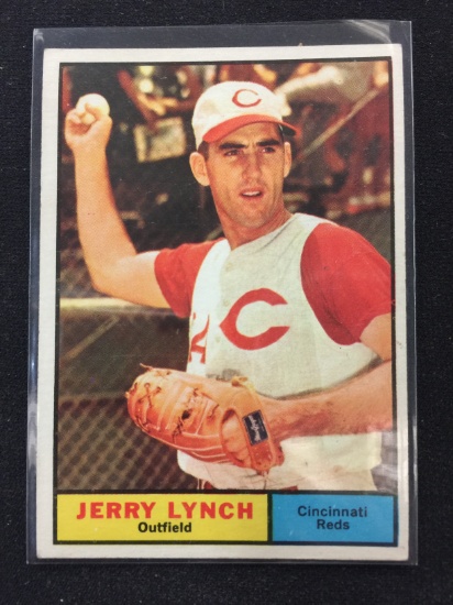 1961 Topps #97 Jerry Lynch Reds Vintage Baseball Card