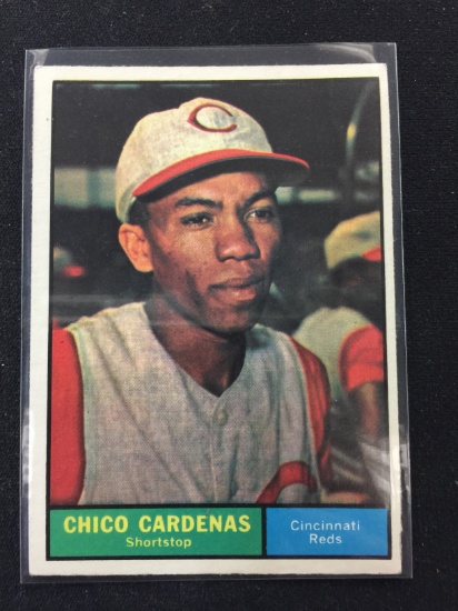 1961 Topps #244 Chico Cardenas Reds Vintage Baseball Card