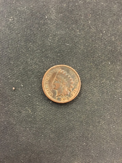 1905 United States Indian Head Cent Coin