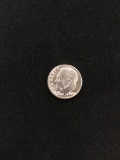 1964-D United States Roosevelt Dime - 90% Silver Coin - BU Condition