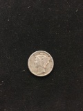 1942-United States Mercury Dime - 90% Silver Coin